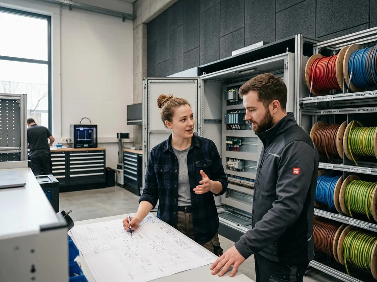 Elektrotechnik-Betrieb, Bergisches Land, Gebäude- und Industrietechnik, 70 Mitarbeitende